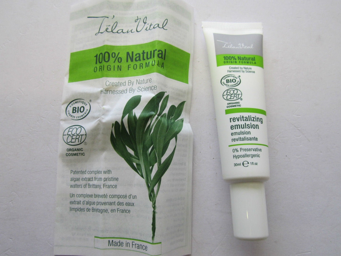 L'élan Vital Organics 100% Natural Origin Revitalizing Emulsion 30ml