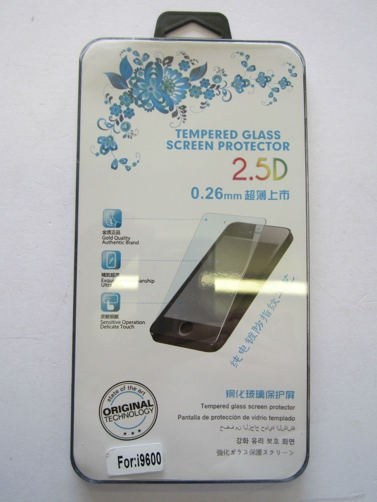 Top Quality 2.5D 0.26mm Tempered Glass Screen Protector for Samsung Galaxy S5