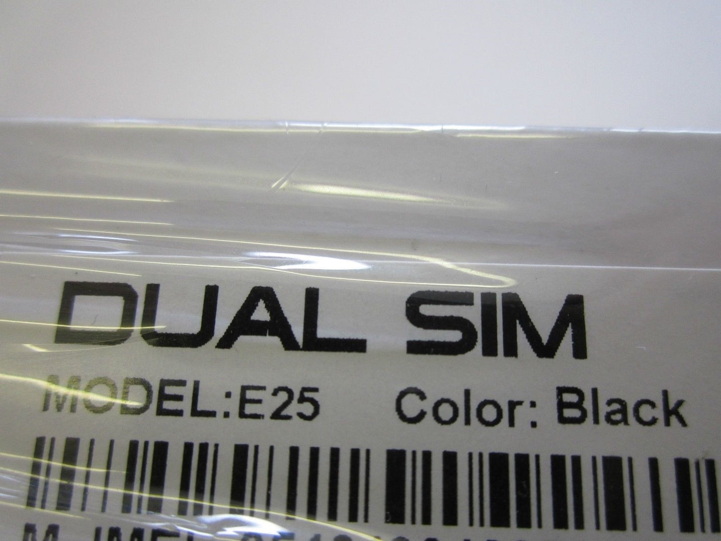 DUAL SIM BLACK UNLOCKED MOBILE PHONE E25-CAMERA,VIDEO,MP3+ for CDMA Network