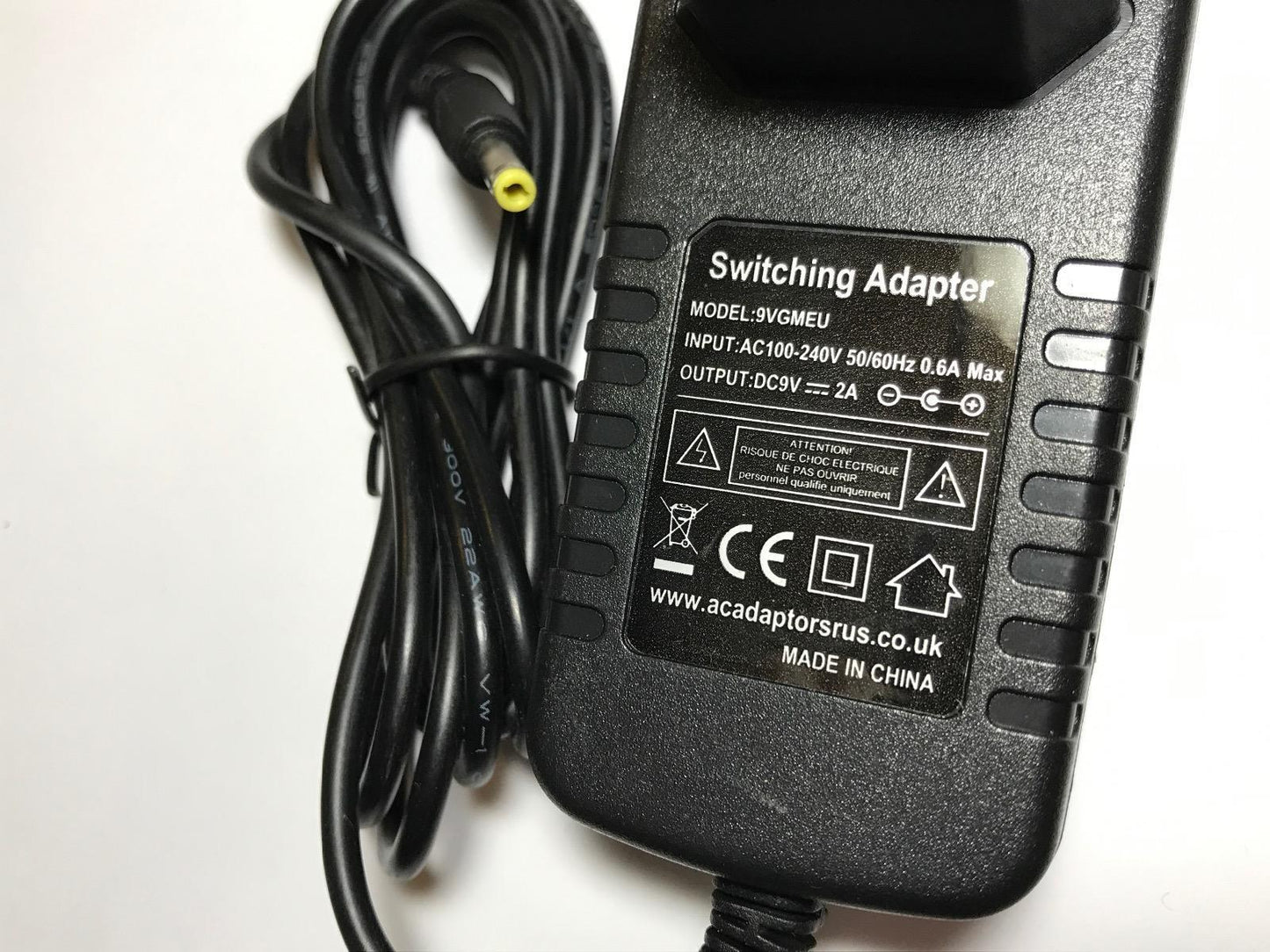 CHARMBRIGHT AC Switch Mode Adapter SA-020091A-H 9V 2 Pin EU Plug European