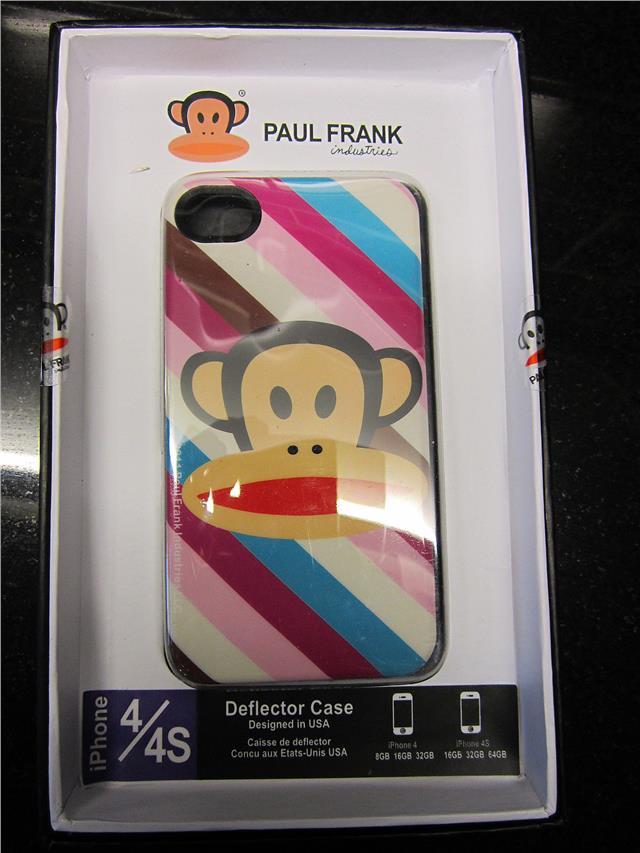 Stripe Paul Frank Iphone 4/4S Hard Protective Deflector Case Cover Uncommon Rare