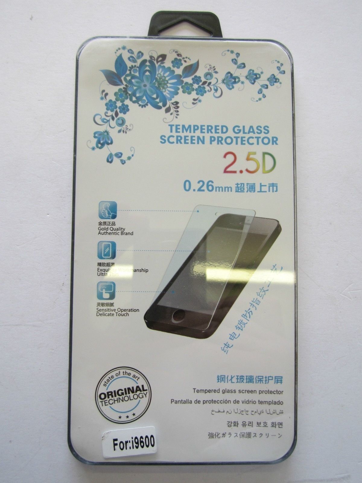 Top Quality 2.5D 0.26mm Tempered Glass Screen Protector for Samsung Galaxy S5