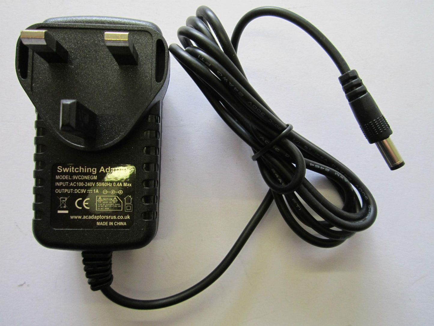 9V 600mA Switching Adapter Charger for TAD2-0900600B01 Chicco Baby Video Monitor