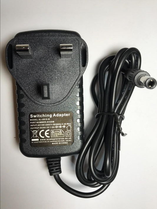 Replacement 9V 1A Mains AC Adaptor for Topcon Type 2740