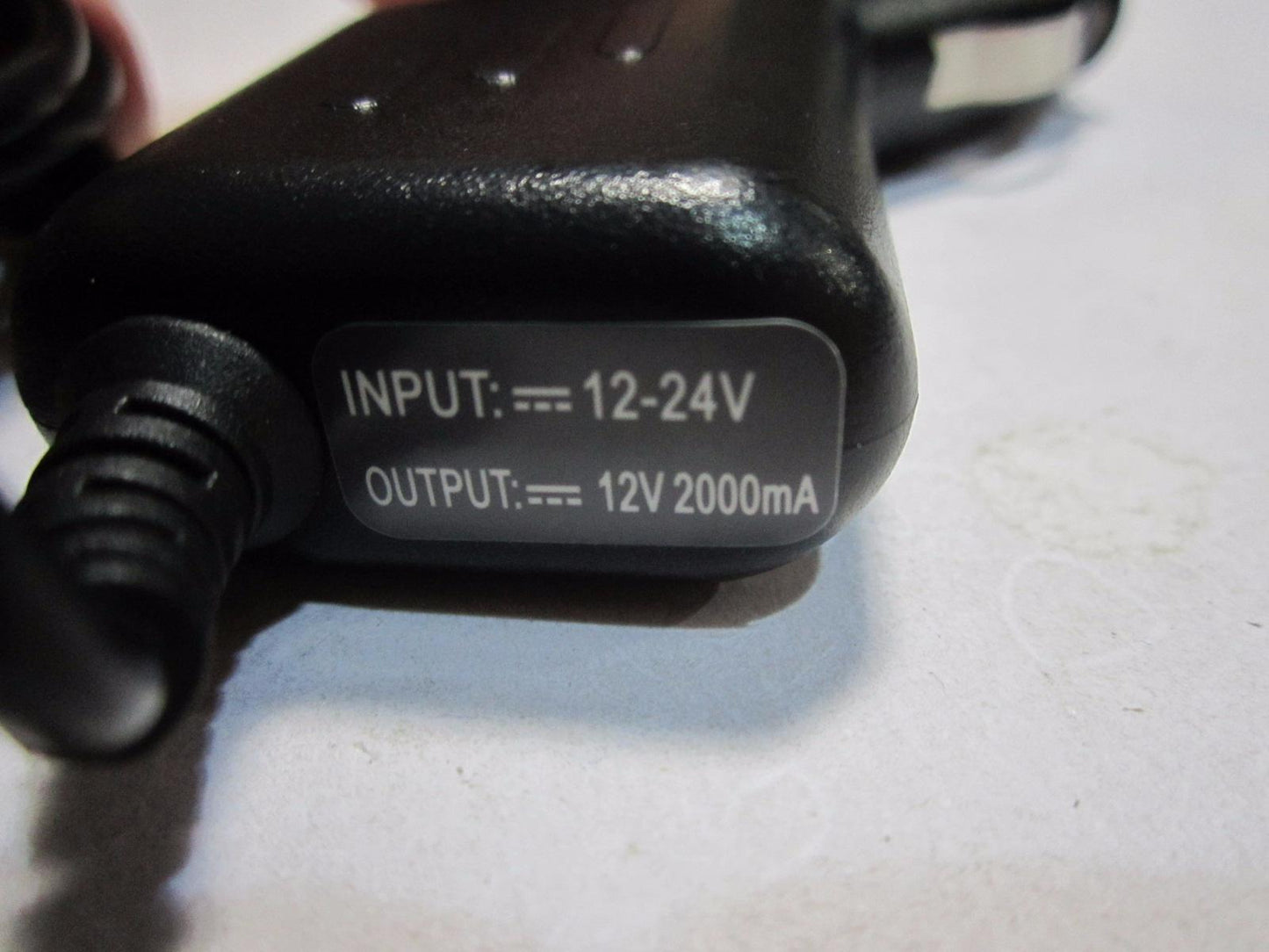 12V Car Charger Power Supply for TYREPAL TC215/B Monitor Tyre Pressure Monitor