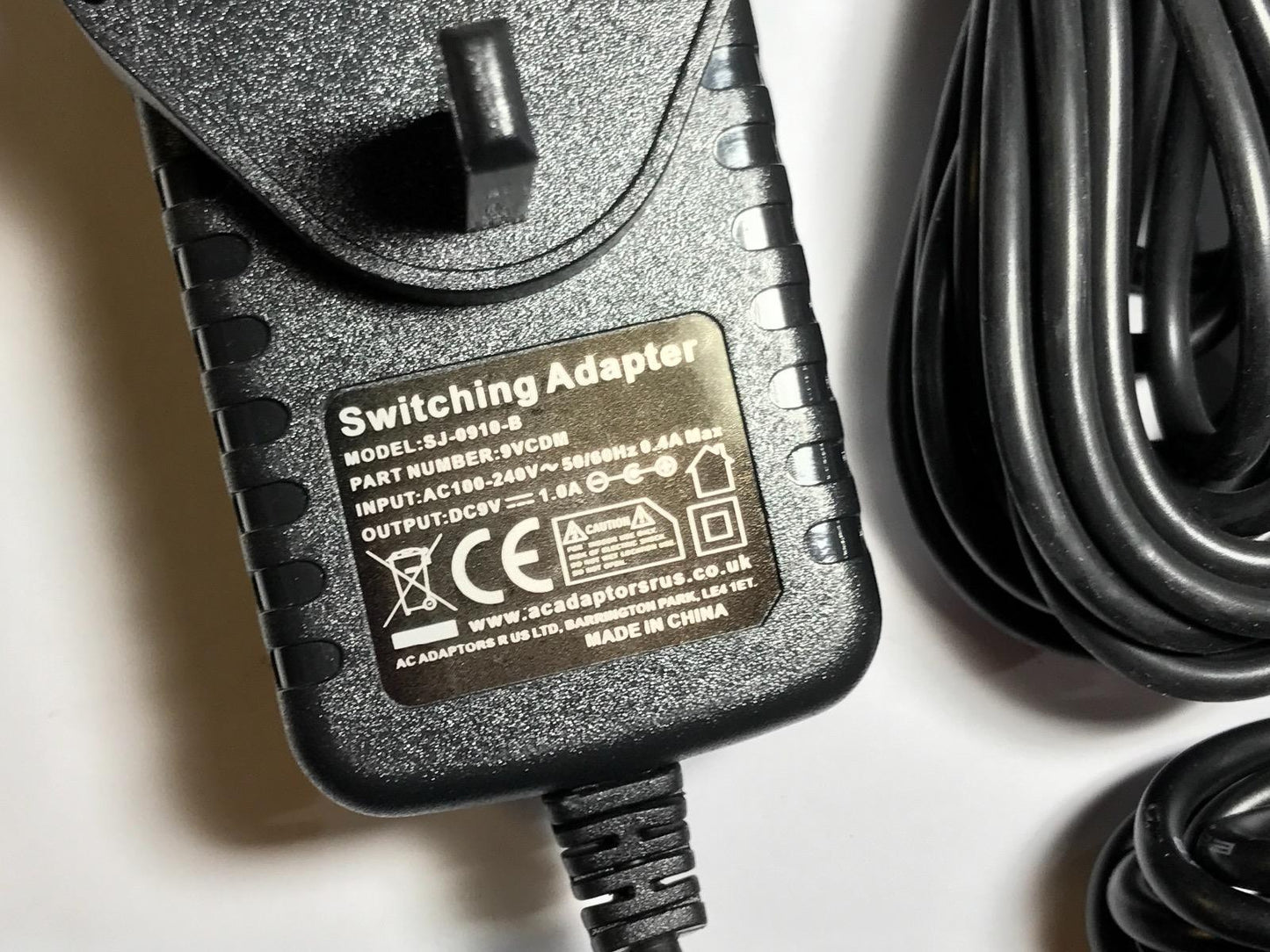 6 Metre Long 9V AC Adaptor Charger Power Supply for Vtech Storio 2 Baby