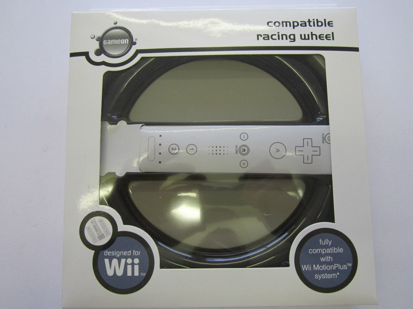 GameOn Wii / MotionPlus Compatable Racing Steering Wheel for Controller