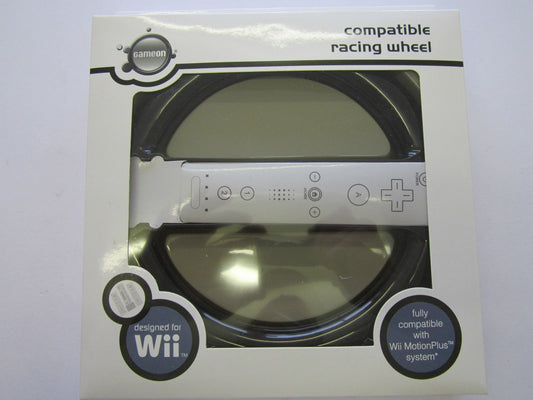 GameOn Wii / MotionPlus Compatable Racing Steering Wheel for Controller