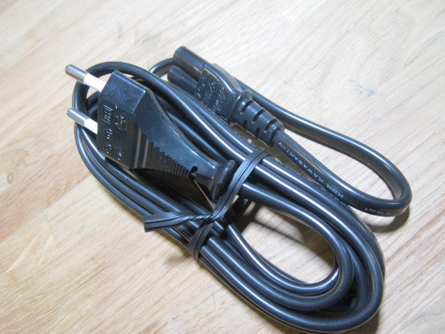 2M Extra Long EU European Power Cord Cable Lead Cord with Fig 8 Connector Connection