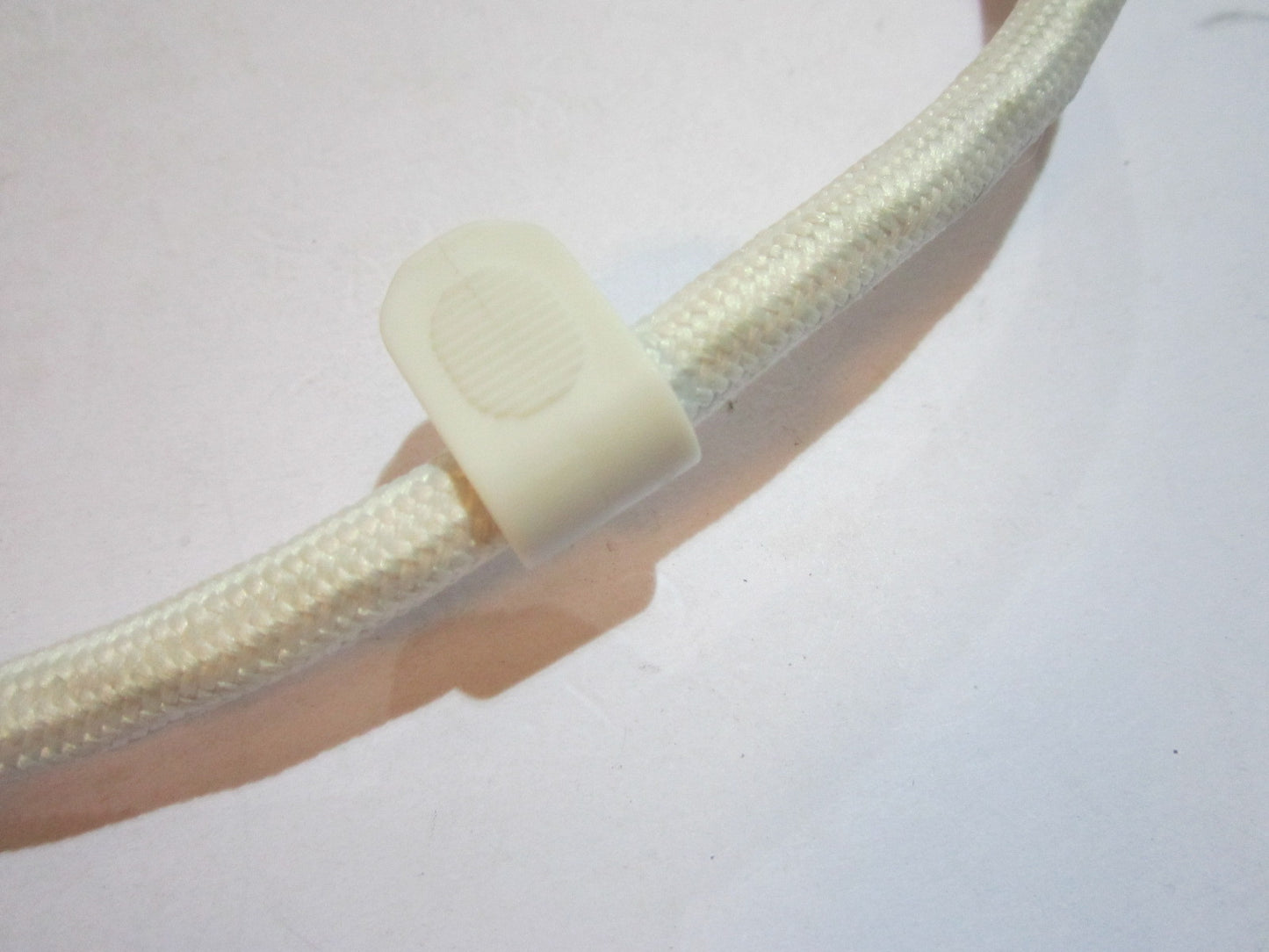 White Bosch Steam Iron Braided Heat Resistant 3 Core Cable Lead Flex UK Plug
