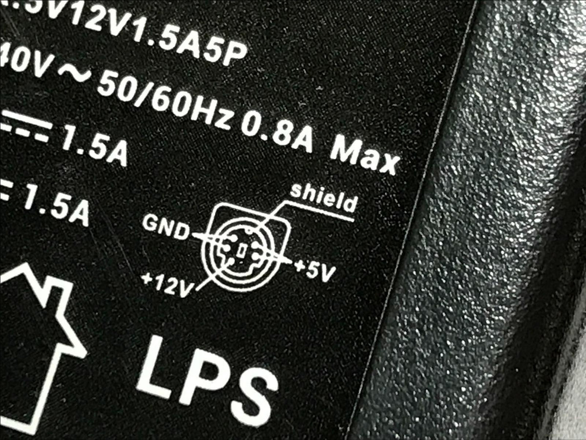 Replacement 12V 5V 5 Pin AC-DC Power Adaptor for G-DRIVE Q 1000 GB GDQ 35/1TB