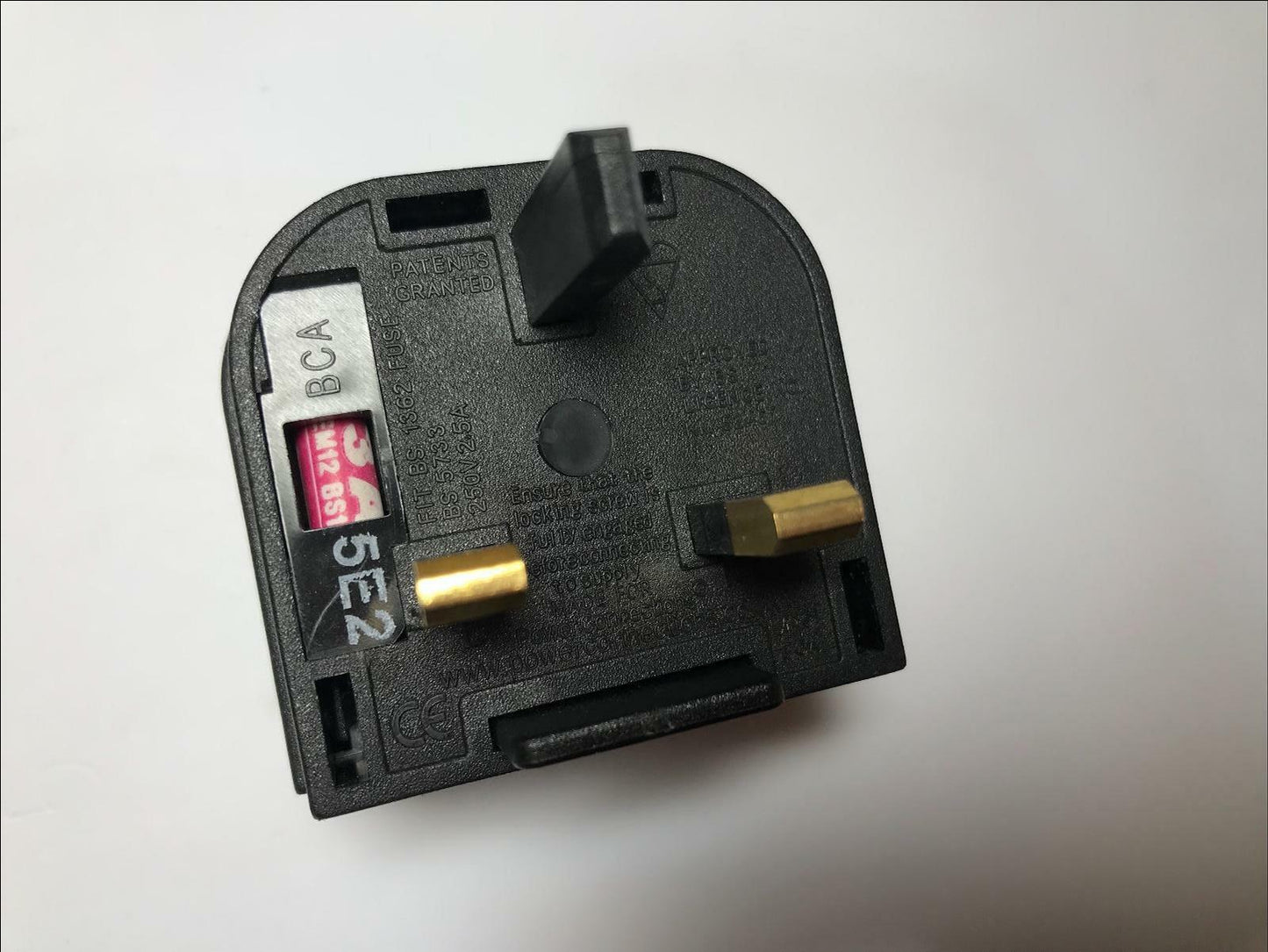EU 2 Pin European Travel Adaptor Convertor to UK Plug United Kingdom Visitor