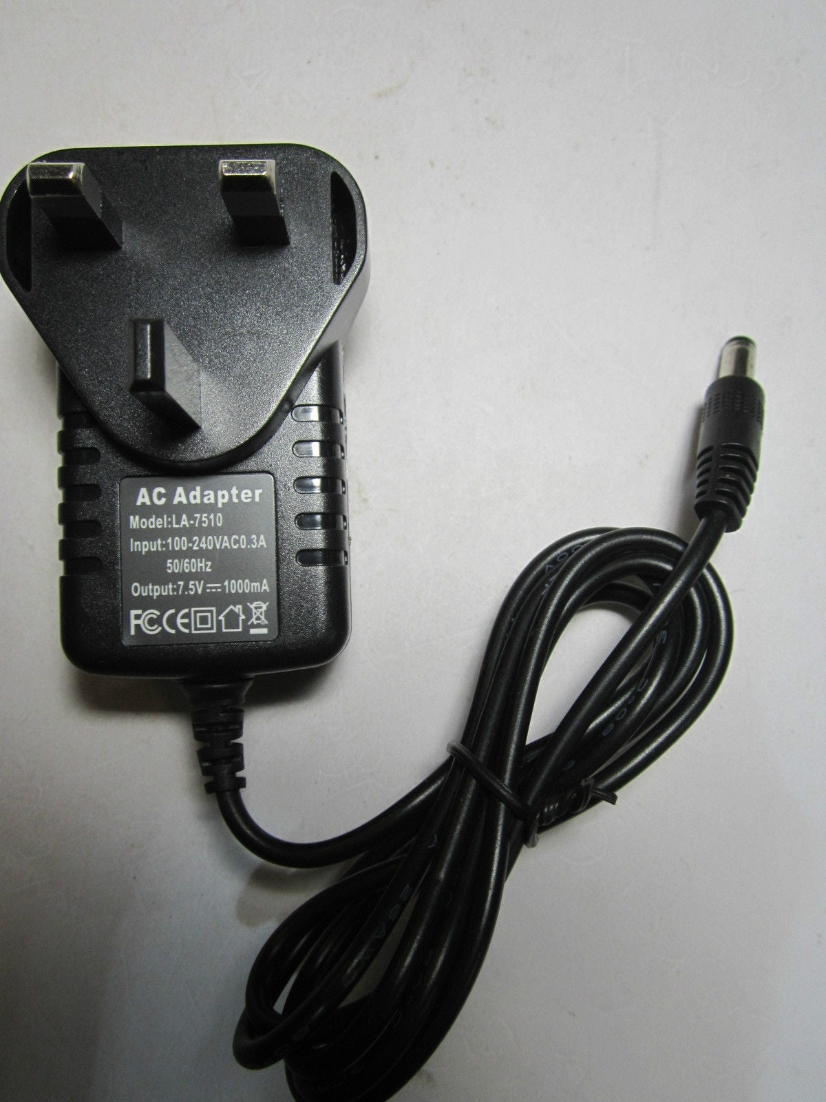 Replacement 7.5V 500ma AC-DC Adaptor for Silver Crest KH2351 Radio D41B0750500