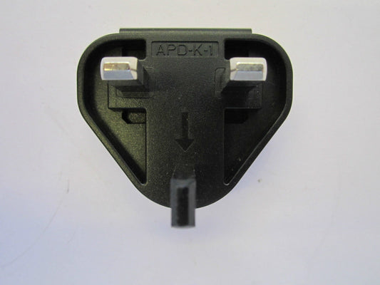 UK Slide On Attachment Plug Piece for APD WA-10J06R AC Adaptor Power Supply