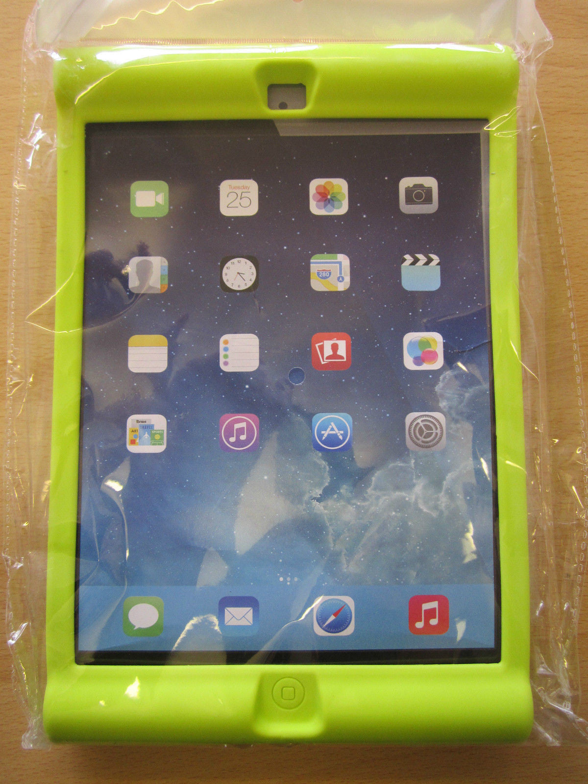 Green Kids/Toddler Shockproof Rubber Skin Case for iPad Air 2