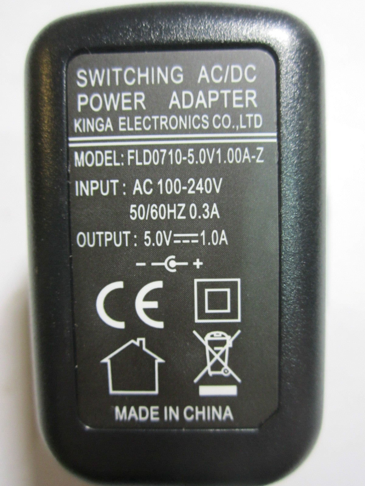 5.0V 1.0A AC Adaptor for Disney Cars Goodmans GMR1886DAB DAB/FM Radio Slate