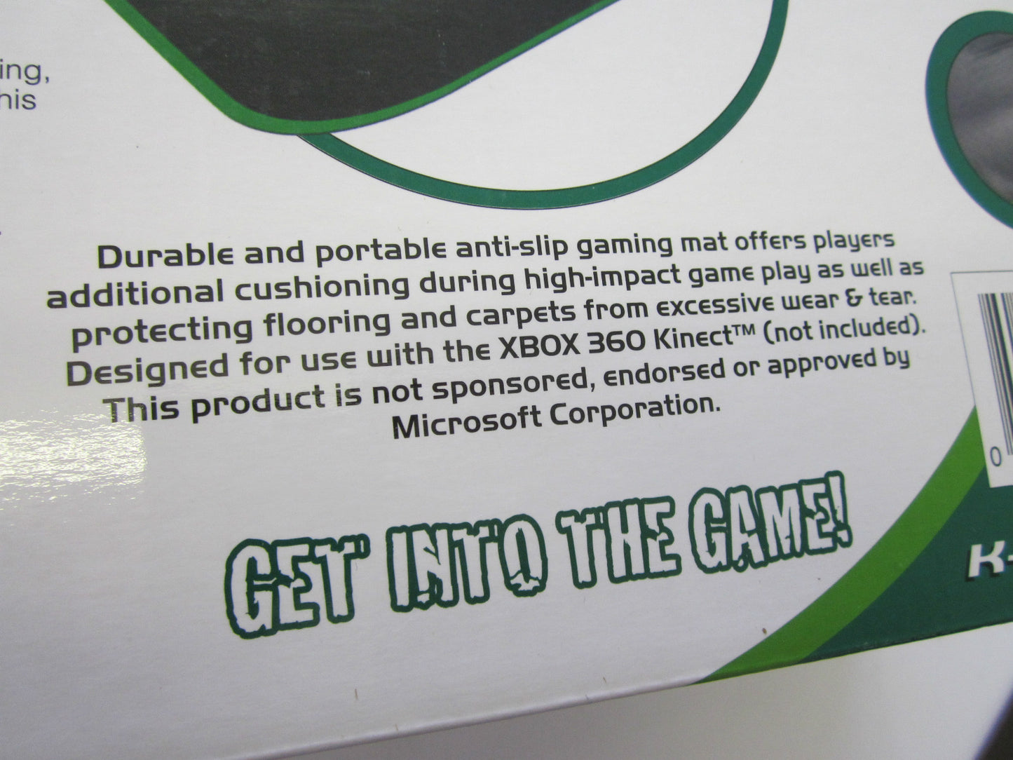 GameOn XBOX Kinect Action Zone Durable Anti Slip Gaming Cushioned Mat
