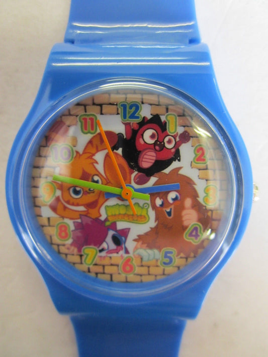Genuine Small/Kids/Childs/Boys Blue Moshi Monsters MM017 Analogue Wrist Watch