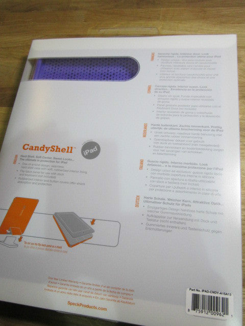 Purple 1st Generation Apple iPad 1 Speck CandyShell Candy Shell Cover Case Skin