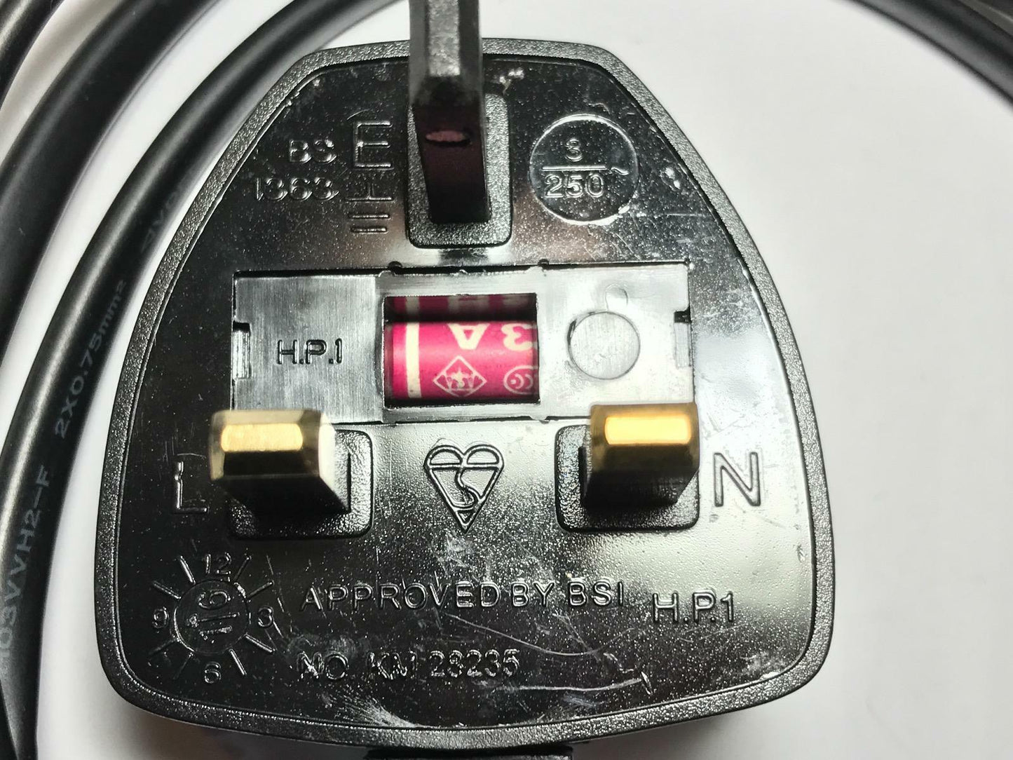 UK Power Supply Plug Cable Lead for Sony Speaker CMT-BT60B