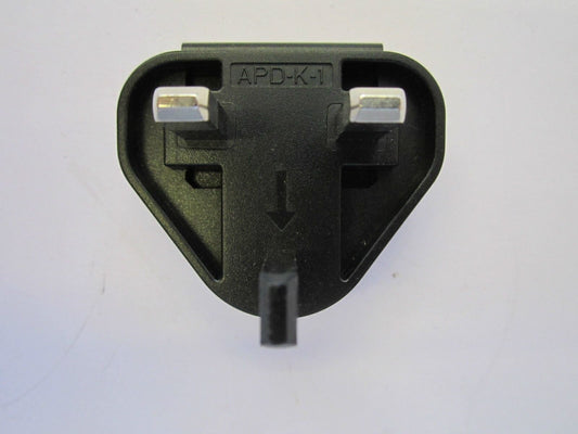 UK Slide On Attachment Plug Piece for APD WA-10J06R AC-DC Switching Adapter