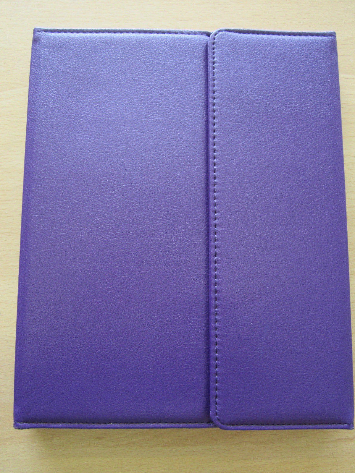 Purple Bluetooth Wireless Keyboard Leather Carry Case/Stand for Old iPad 1,2,3