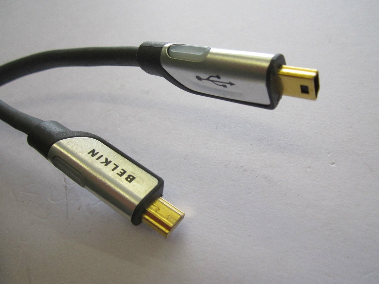 OTG USB MAKE MINI-B TO MINI-A 1.8M Cable Lead Cord to Connect 2 Devices without