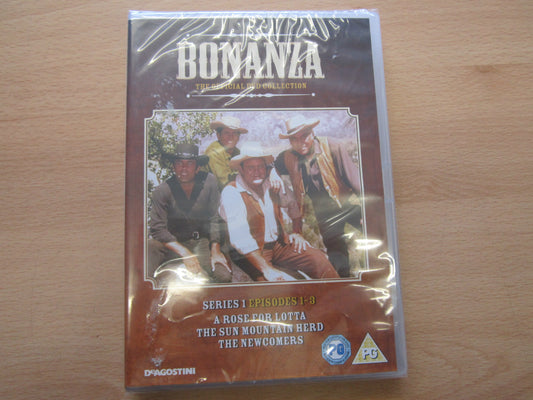 Bonanza The Official DVD Collection Series 1 Episodes 1/2/3 Deagostini PG