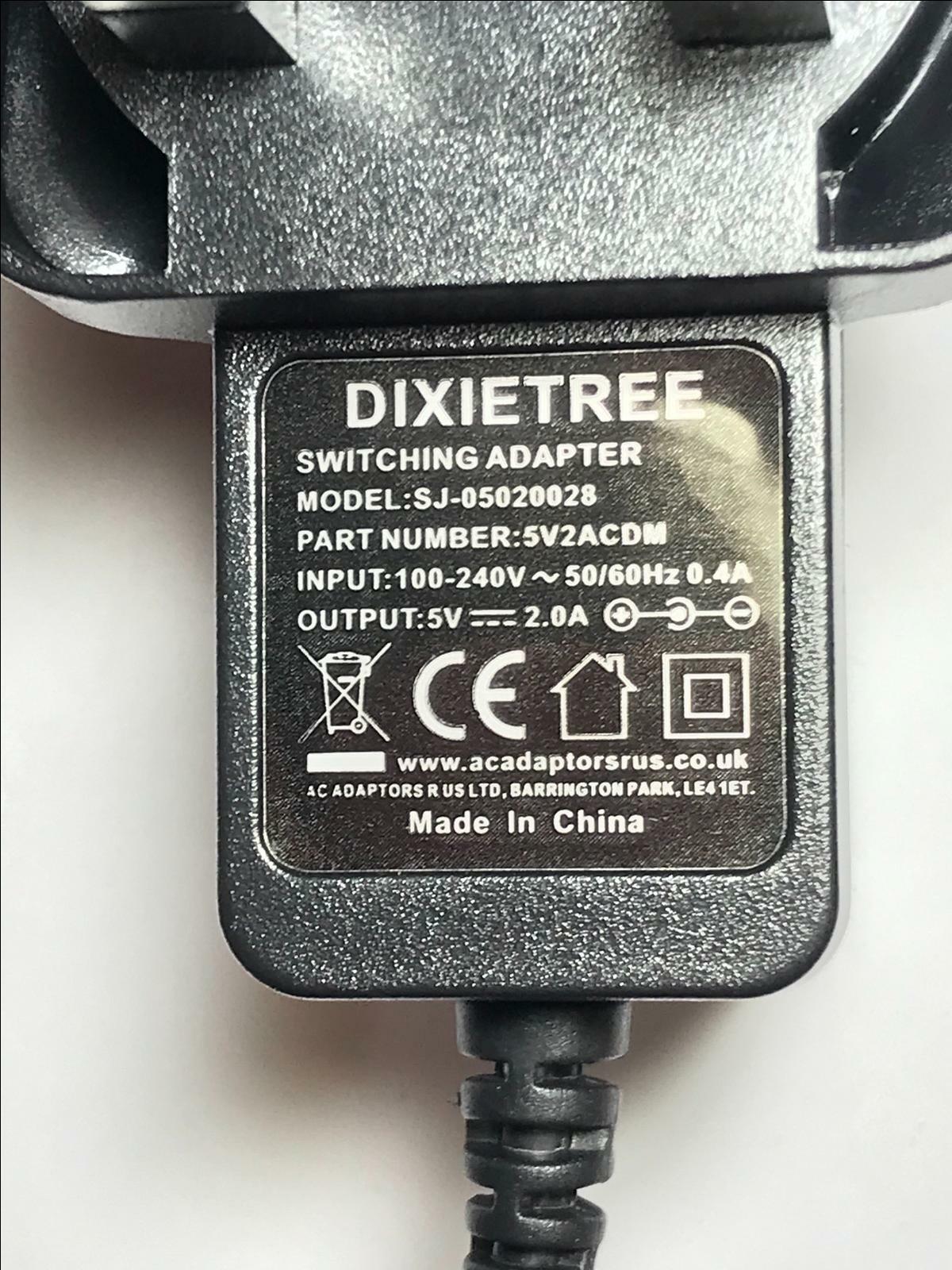 Replacement for 5V 1.5A AC-DC Adaptor Power Supply for Bush CDV-03965 DVD Player