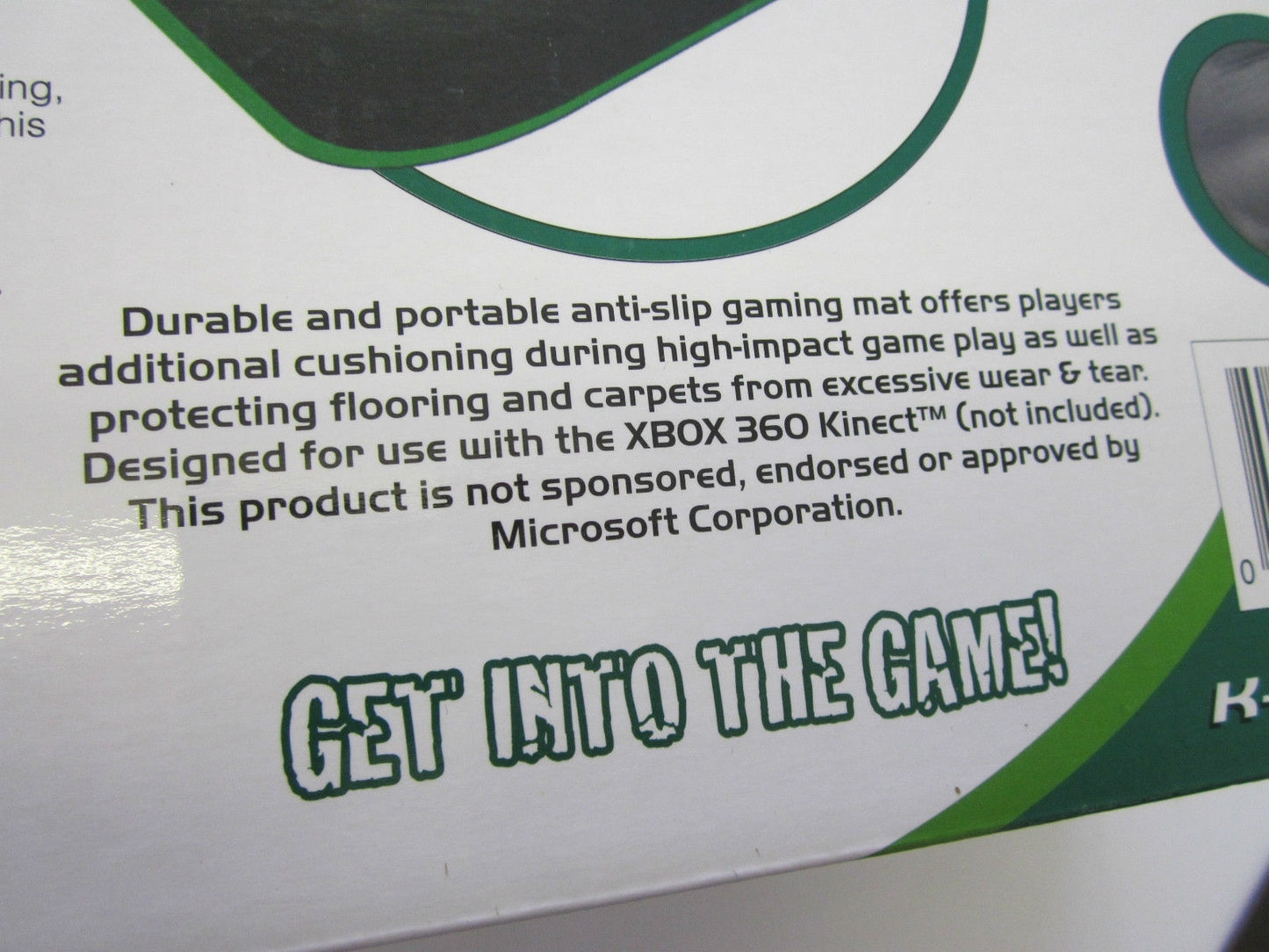 GameOn XBOX 360 Kinect Action Zone Durable Anti Slip Gaming Cushioned Mat
