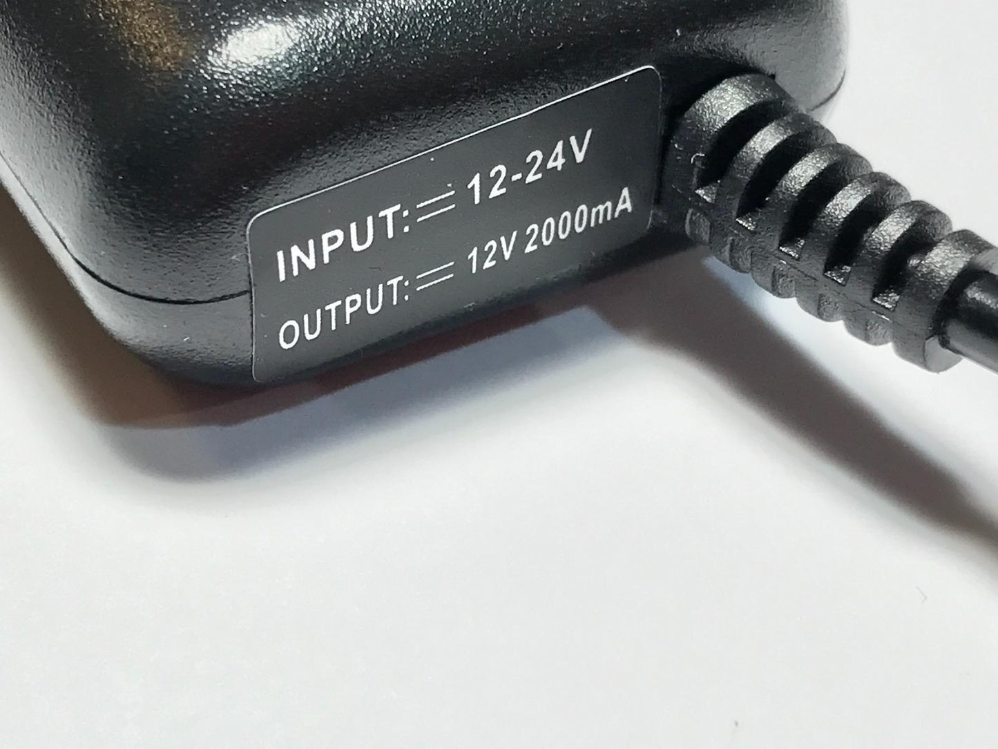 12V-24V-12V 2A 2000mA Car Charger Regulated Power Supply for Getac Z710 Tablet