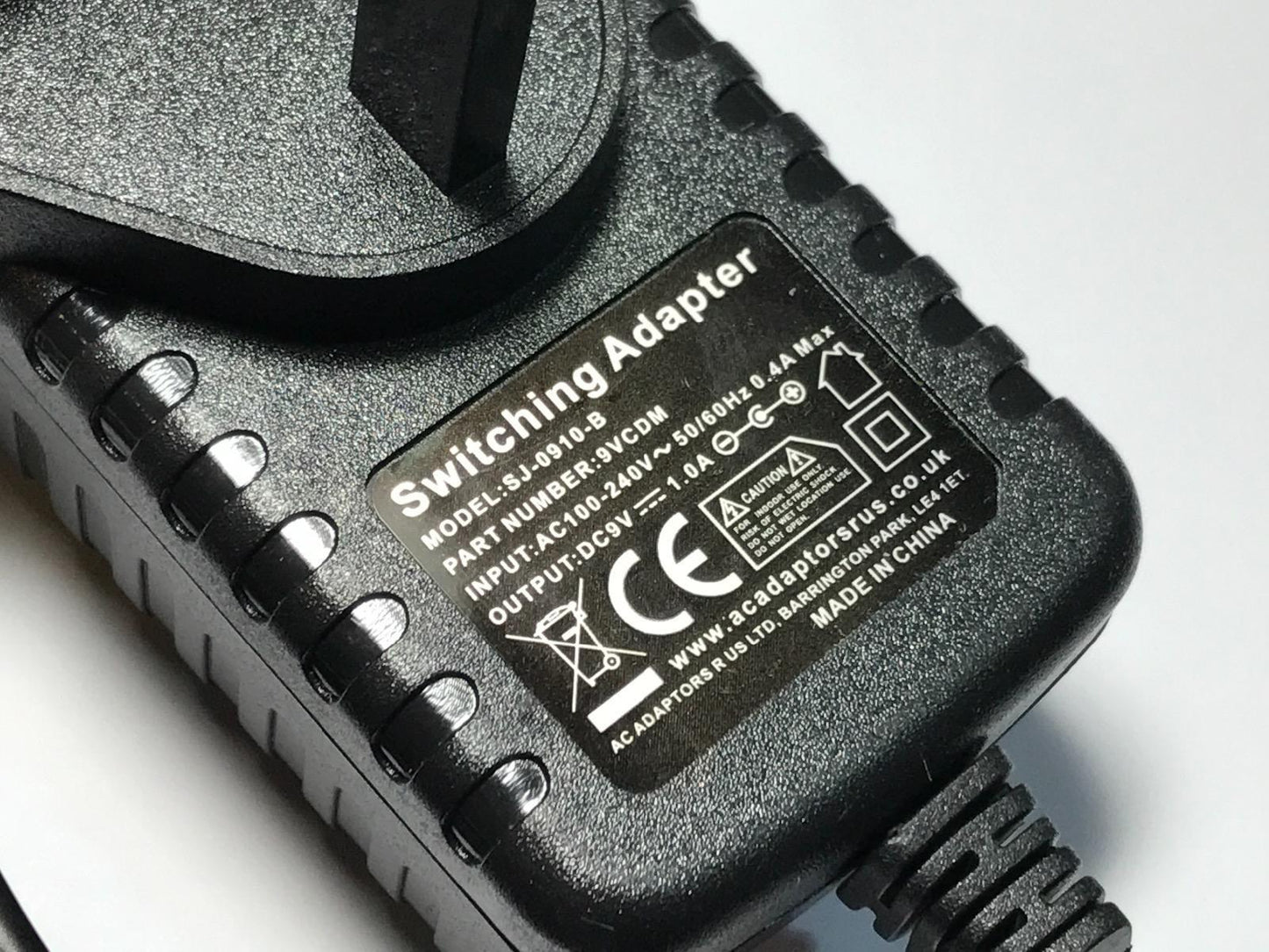 9V 1A 2.5mm Male Jack AC-DC Adaptor Power Supply NEW