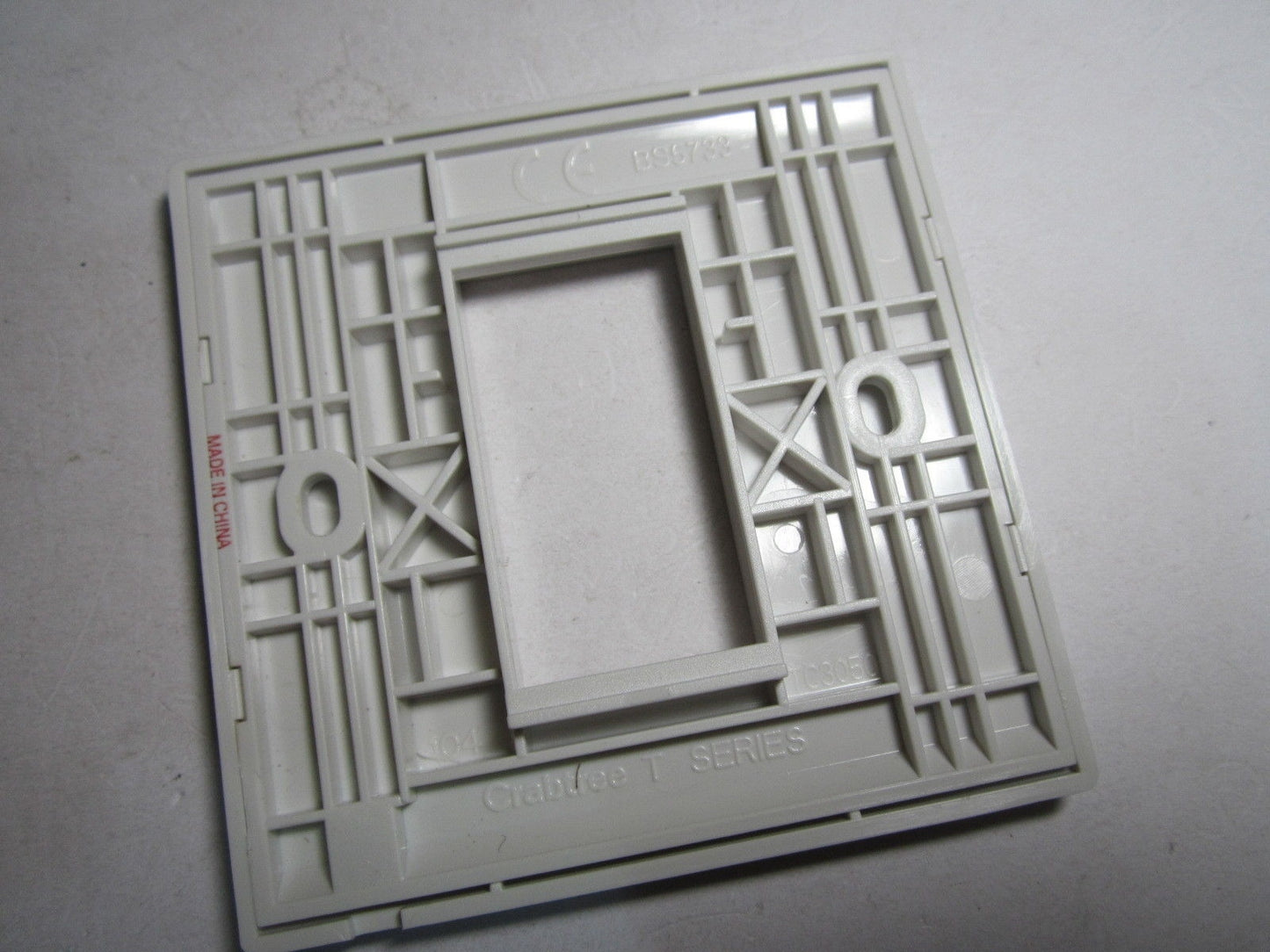 Crabtree ET091 1 Module Communication Plate White DL22544/C