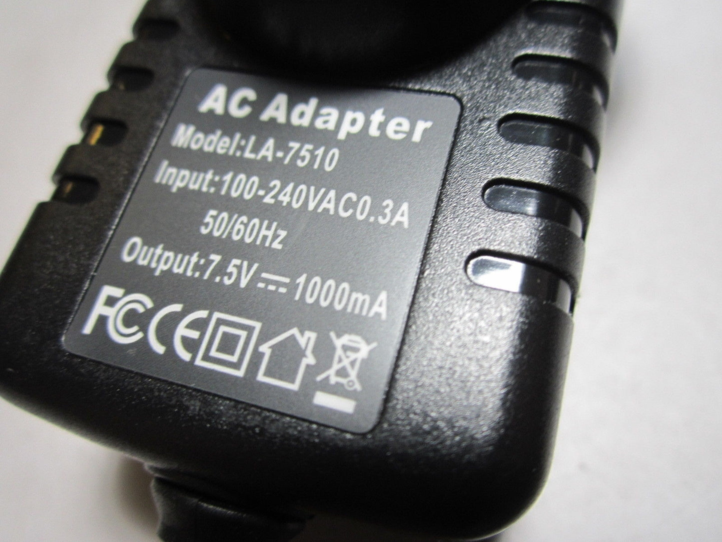 Replacement 7.5V 500ma AC-DC Adaptor for Silver Crest KH2351 Radio D41B0750500