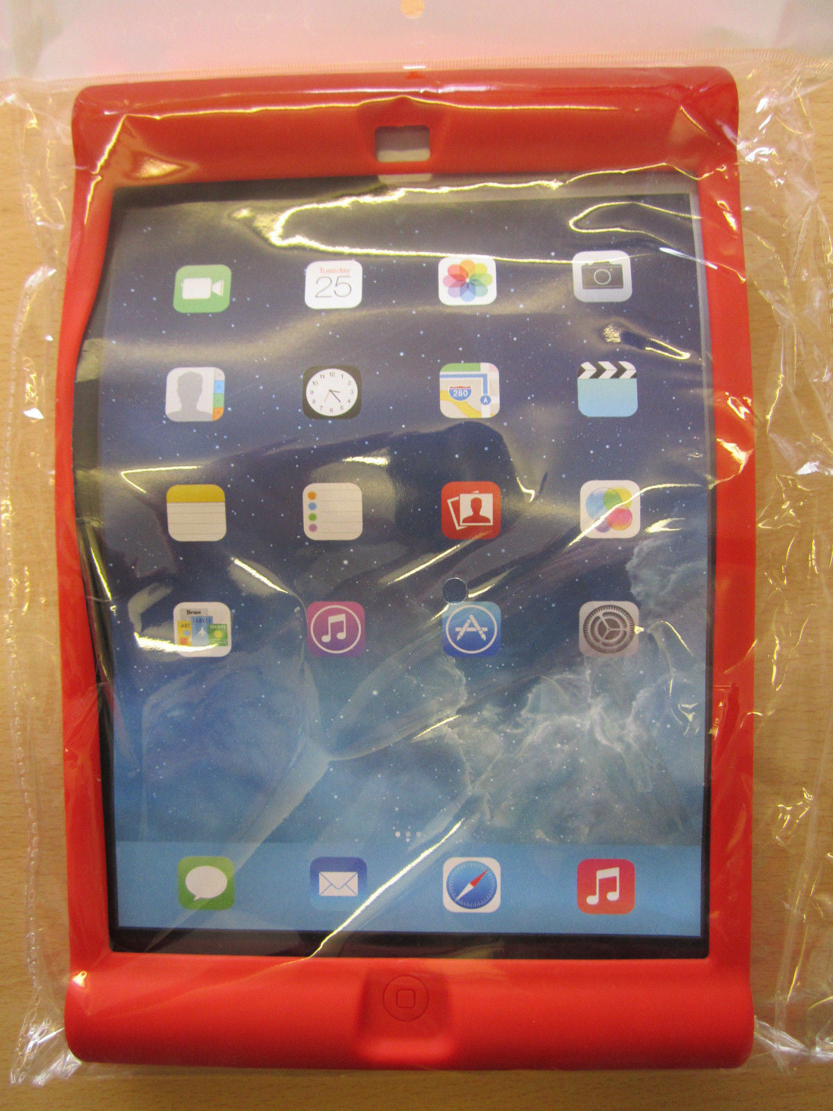 Red Maximum Protection Shockproof Rubber Dropproof Skin Case 4 APPLE iPad Air