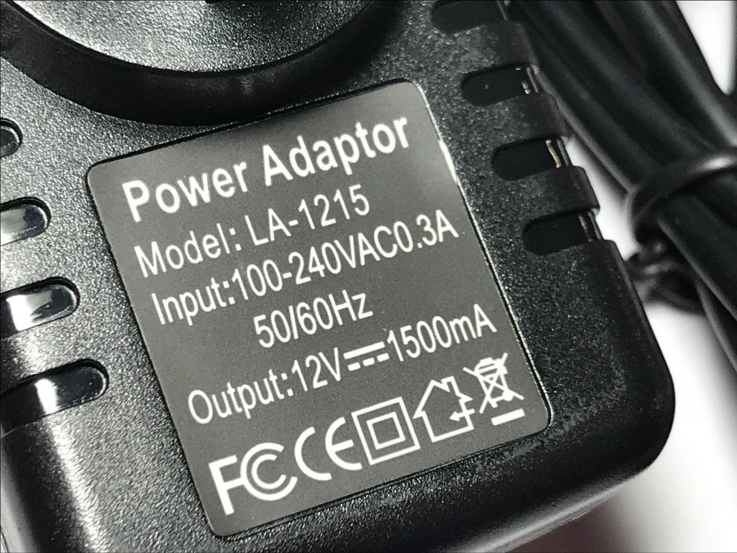 12V 1.5A AC-DC Switching Adapter Charger for Acer A510 Olympic Edition