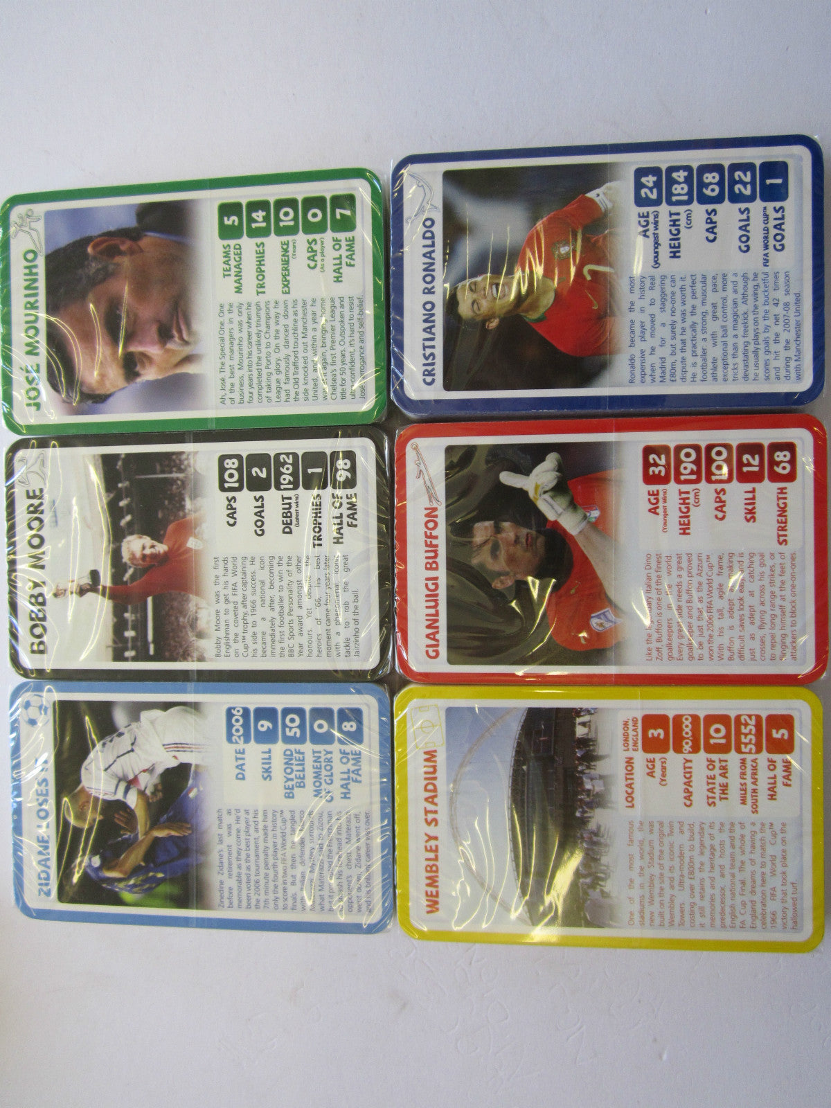 6x Winning Moves Top Trumps Tournament- Fifa World Cup
