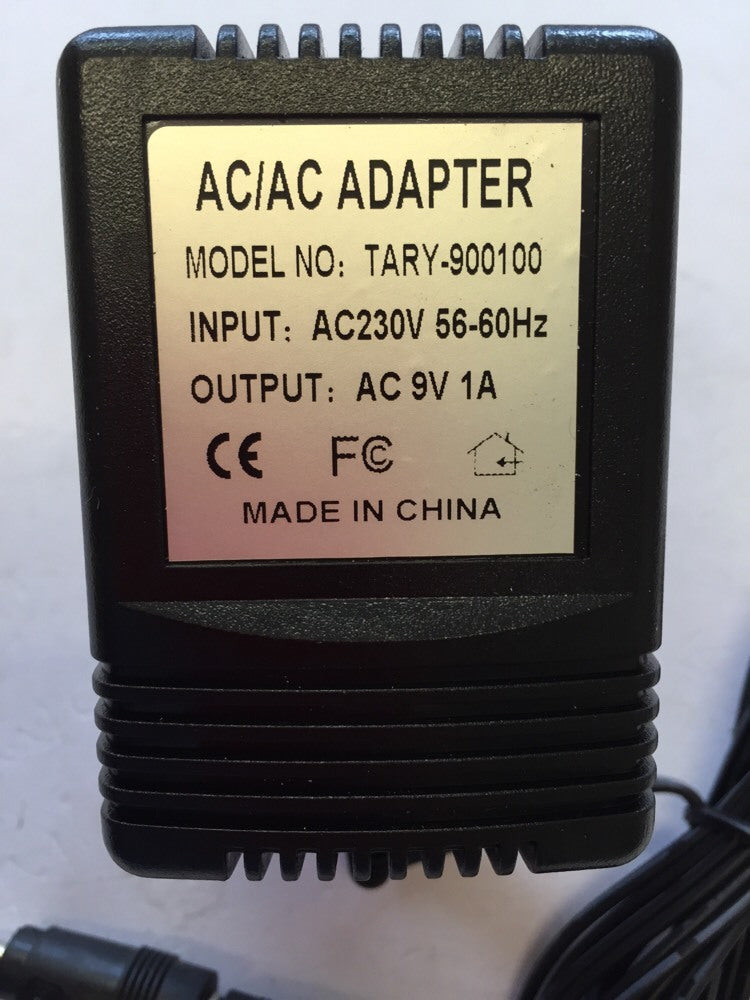 9V 1A AC-AC Linear AC-DC ADAPTOR Adaptor With 3.5mm Male Jack Tip