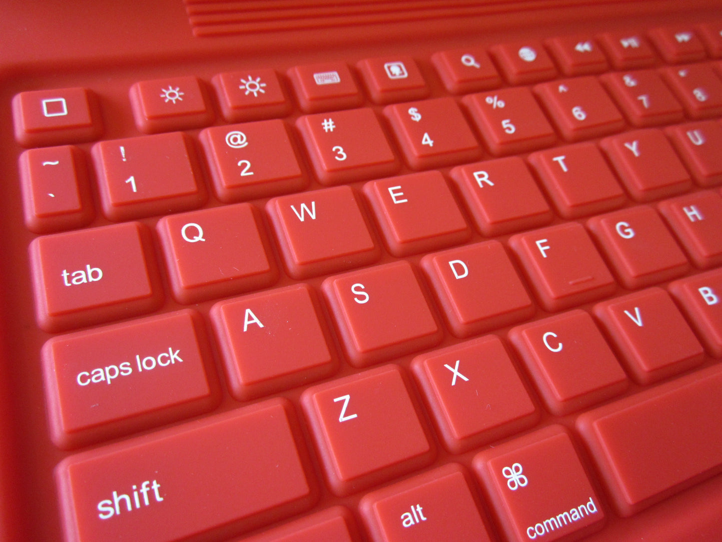 RED Bluetooth Wireless Keyboard Real Leather Carry Case/Stand Apple iPad 1,2,3