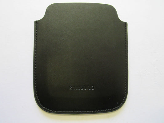 Original Black Samsung Real Leather Case Pouch Sleeve