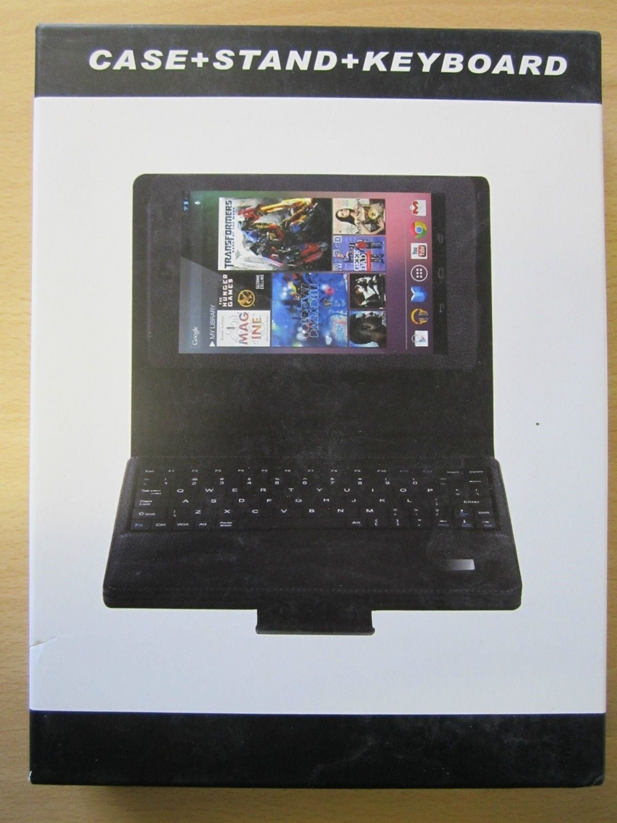 Bluetooth PU Leather Carry Case Stand for ASUS Google Nexus 7 Android Tablet