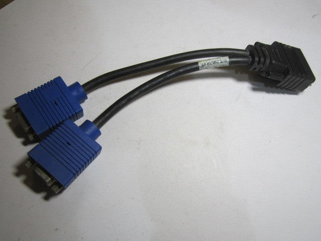 91004085-T DMS-59 to Dual (2) VGA Adapter 887-6852-00 CN-0R0914-25960-4A4-8302