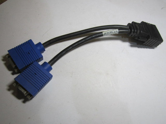 91004085-T DMS-59 to Dual (2) VGA Adapter 887-6852-00 CN-0R0914-25960-4A4-8302