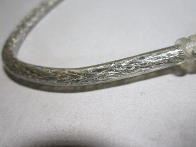 SHORT 20CM LONG SILVER USB A TO MINI B CABLE Lead Cord FOR PC/LAPTOP/MAC