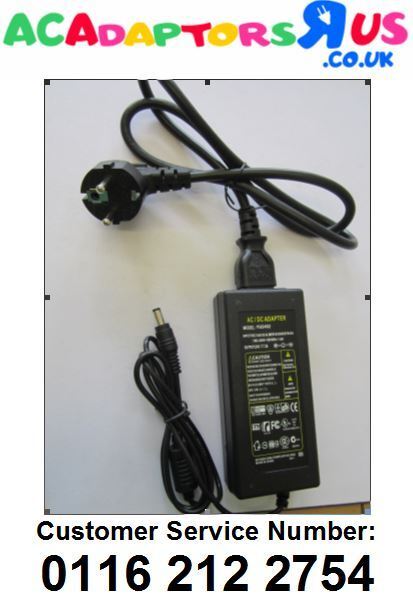 24V 2A AC-DC Switching Adapter Power Supply 5.5mm 2.1mm/2.5mm + EU Kettle Plug