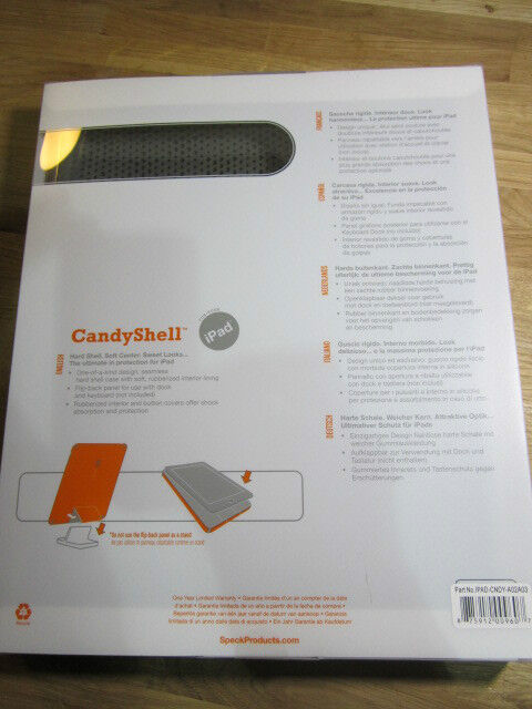 Black 1st Generation Apple iPad 1 Speck CandyShell Candy Shell Cover Case Skin