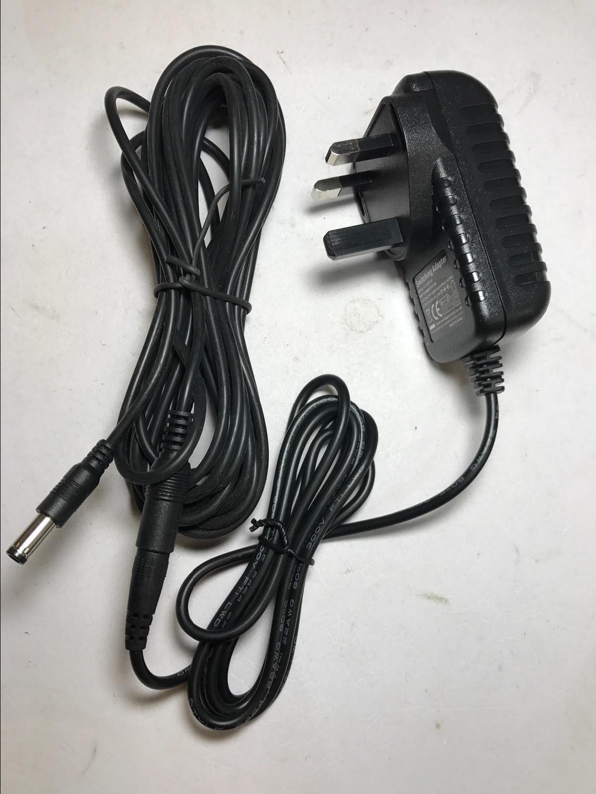 TENVIS Mini319W IP Camera 5M Long DC Power Extension Cable Lead Cord with AC Adaptor