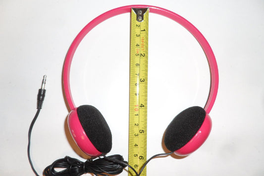 Small Pink Childrens Padded Headphones for Girls