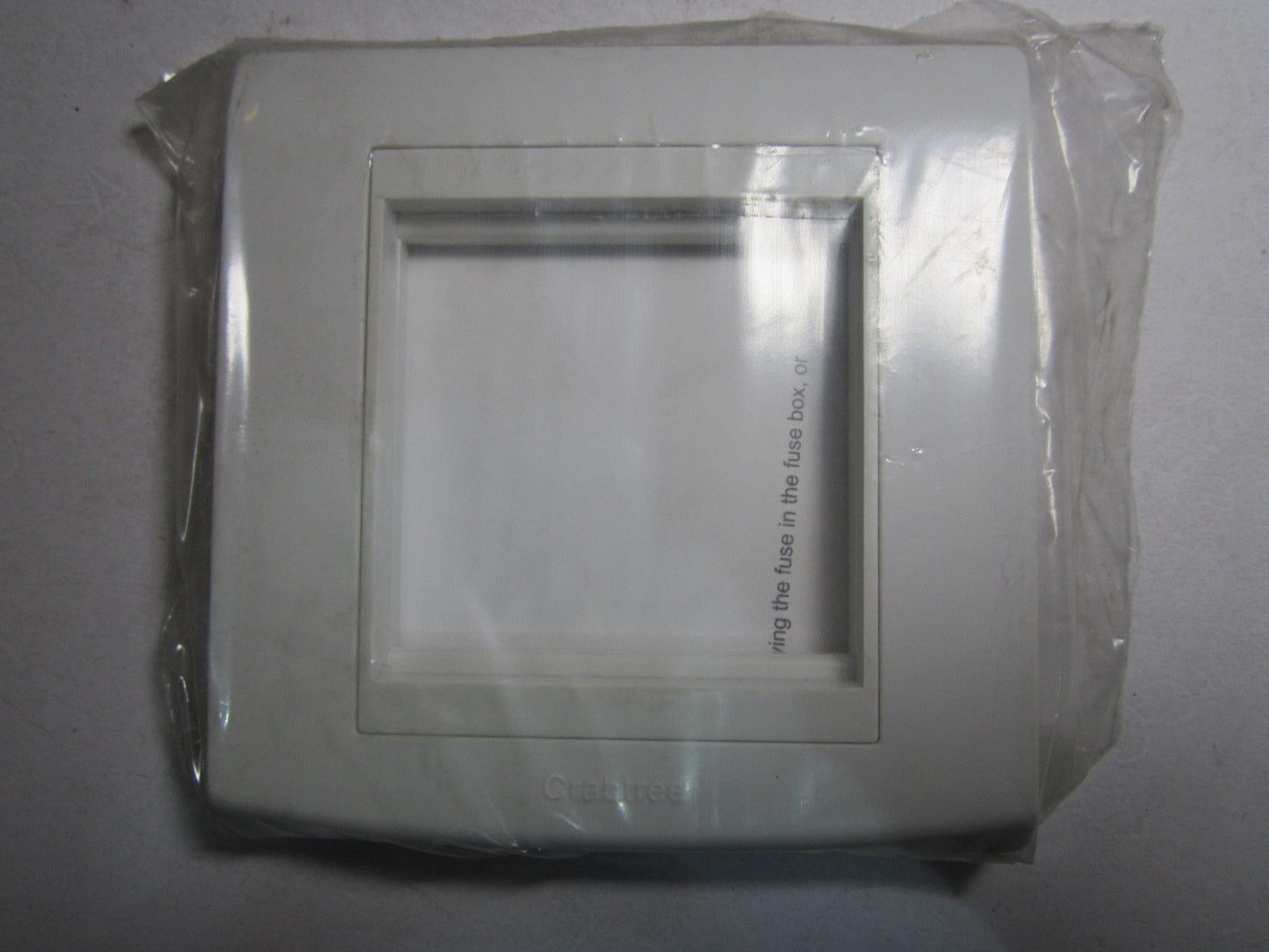 Crabtree ET092 2 Module Communication Plate White DL22544/C