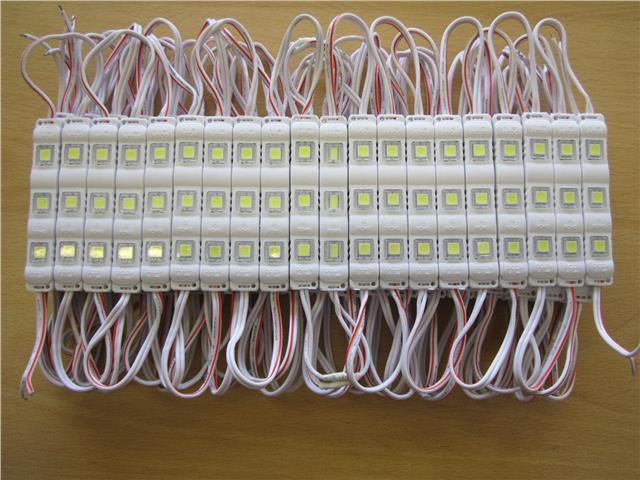 20 x 3 WHITE 12V DC 0.72W 5050 Self Adhesive Waterproof SMD LED Signage Module